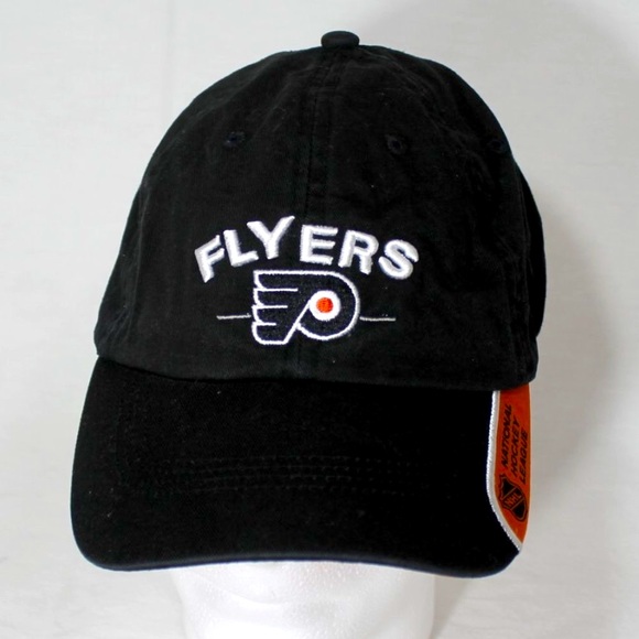 NHL PHILADELPHIA FLYERS PLAYER MARK RECCHI SIGNED Baseball Cap Hat Black Orange - Picture 10 of 12